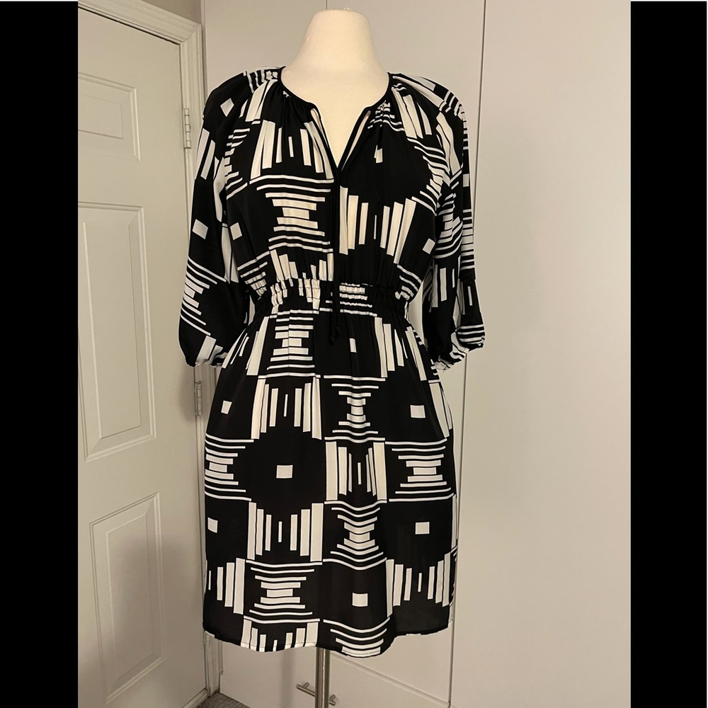 Yumi Kim size M black and white mini dress